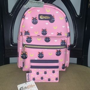 NWT LOUNGEFLY SAILOR MOON LUNA MINI BACKPACK